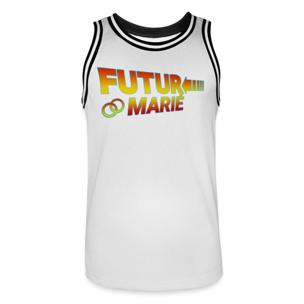 Futur Marié Style Cinéma sur Maillot de basket Homme