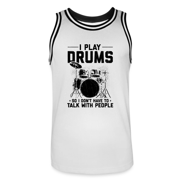 Batteur & Musicien Passionné sur Maillot de basket Homme