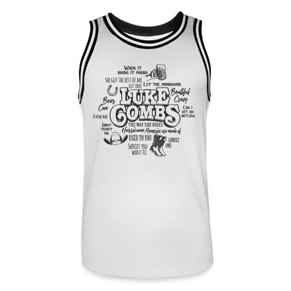 Luke Combs Chansons Country sur Maillot de basket Homme