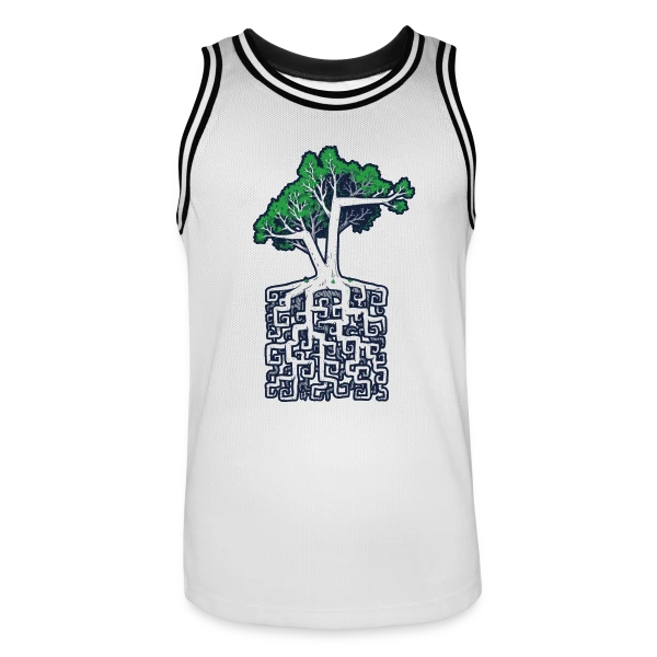 Racine Carrée : Quand la Nature Calcule sur Maillot de basket Homme