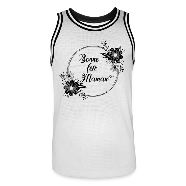 Bonne Fête Maman - Cadeau Idéal sur Maillot de basket Homme