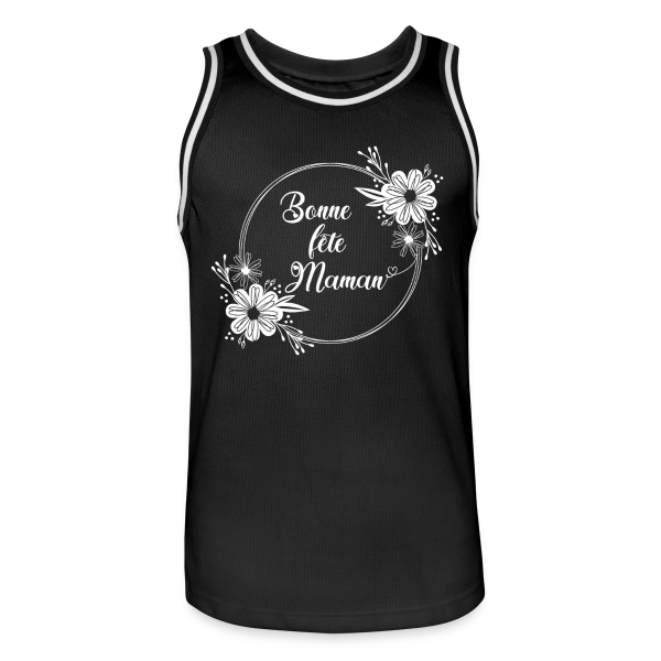 Bonne Fête Maman - Cadeau Tendresse sur Maillot de basket Homme