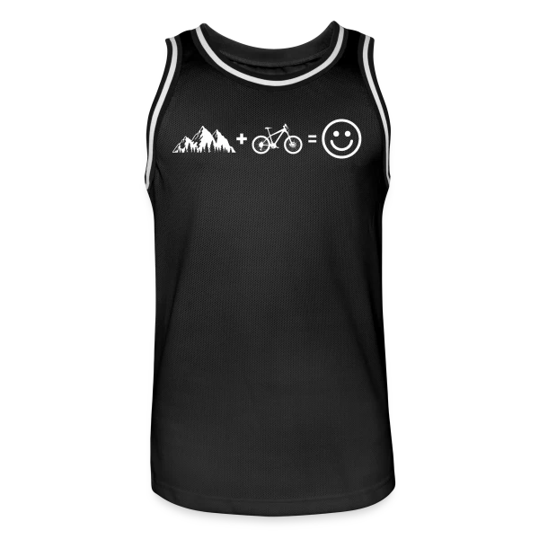 VTT Bonheur Montagne sur Maillot de basket Homme