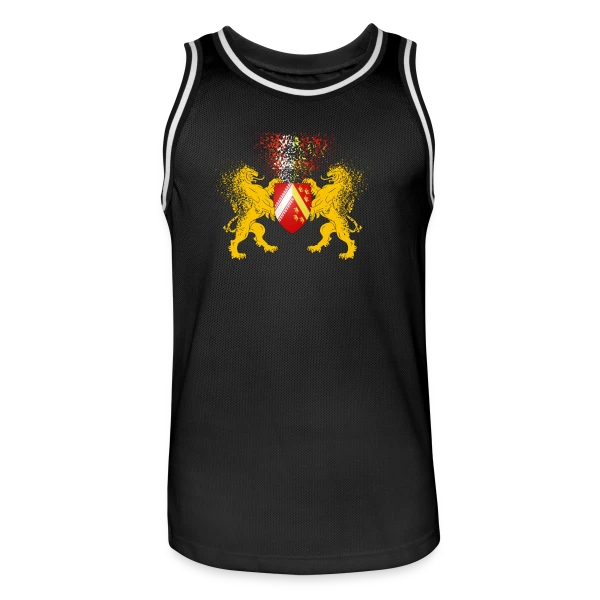 Blason Alsace - Les Lions Gardiens sur Maillot de basket Homme
