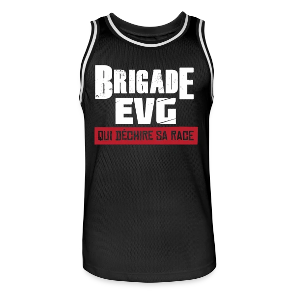 Brigade EVG Qui Déchire sur Maillot de basket Homme