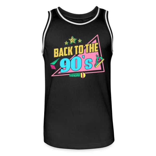 Retour aux Années 90 Funky sur Maillot de basket Homme