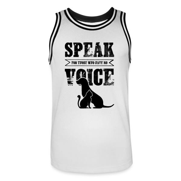 Voix des Animaux sur Maillot de basket Homme