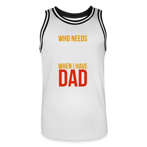 Super Papa - Mon Héro du Quotidien sur Maillot de basket Homme