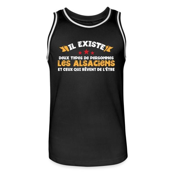 Les Alsaciens Fiers sur Maillot de basket Homme