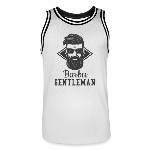 Le Gentleman Barbu sur Maillot de basket Homme
