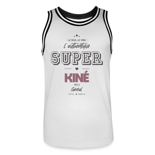 Super Kiné : L'Authentique sur Maillot de basket Homme