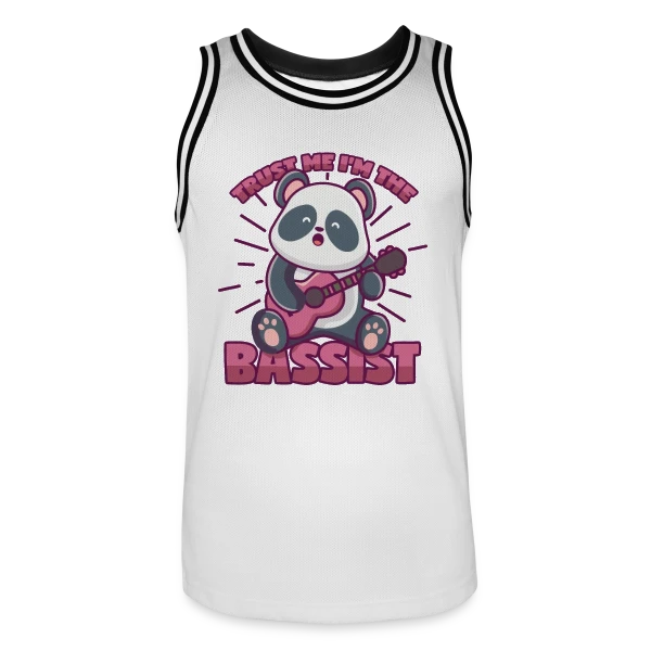Panda Bassiste Confiance sur Maillot de basket Homme