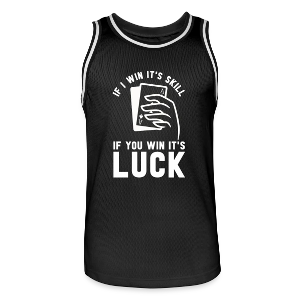 Maître du Poker : Texas Hold'em sur Maillot de basket Homme