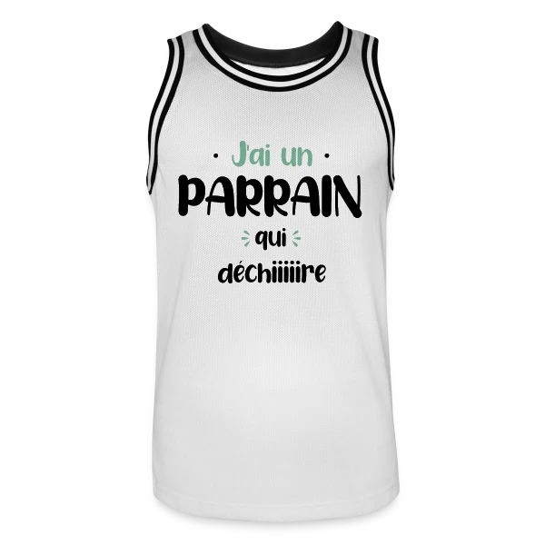 J'ai un parrain qui déchire sur Maillot de basket Homme