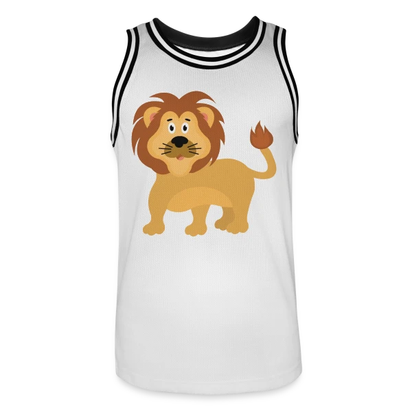 Petit Lion Mignon sur Maillot de basket Homme