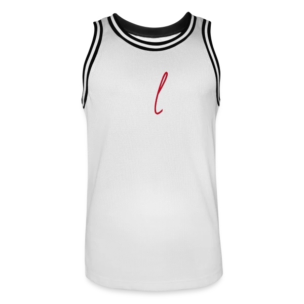 Exploration Élégante Rouge sur Maillot de basket Homme