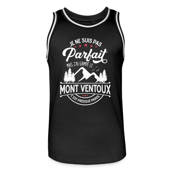 Ascension du Mont Ventoux : Presque Parfait, J'ai Grimpé le Ventoux ! sur Maillot de basket Homme