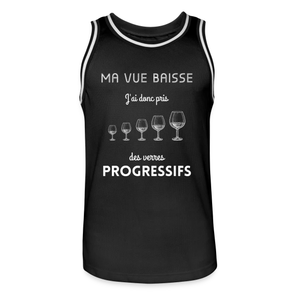 Humour Vin Drôle sur Maillot de basket Homme