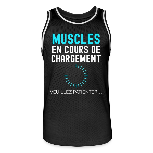 Muscles en Cours de Chargement sur Maillot de basket Homme