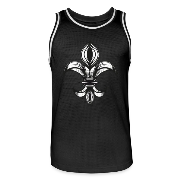Fleur de Lys Élégante - Symbole Royal sur Maillot de basket Homme