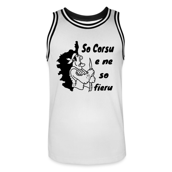 Fier d'être Corse sur Maillot de basket Homme