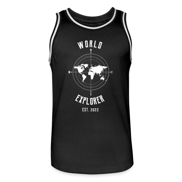Voyageur Minimaliste sur Maillot de basket Homme