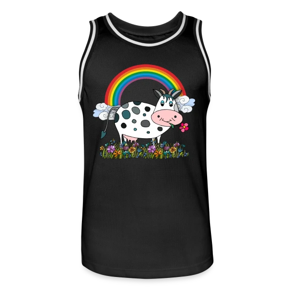 La Vache Coquette sur Maillot de basket Homme