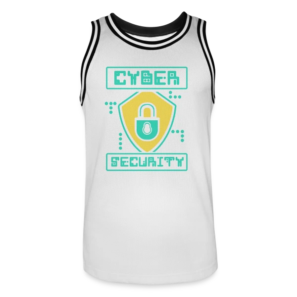 Maître CyberSécurité | Hacking & IT sur Maillot de basket Homme