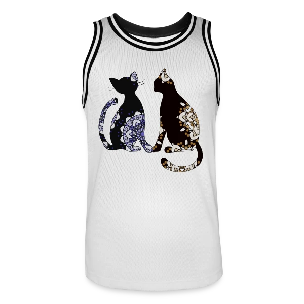 Passion Féline sur Maillot de basket Homme