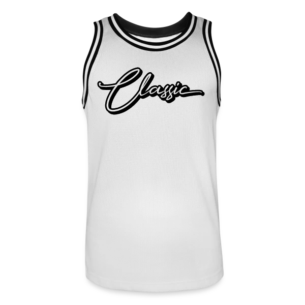 Élégance Classique Script sur Maillot de basket Homme