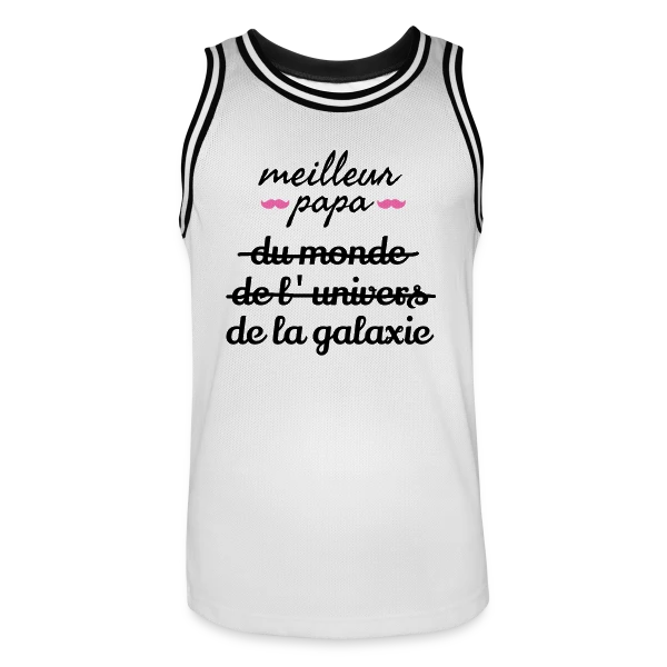 'Meilleur Papa du Monde' - La Déclaration Ultime sur Maillot de basket Homme