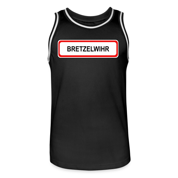 Bretzelwihr: L'Alsace Gourmande sur Maillot de basket Homme