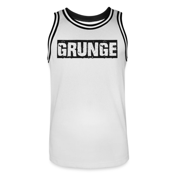 Titre Grunge Texturé sur Maillot de basket Homme