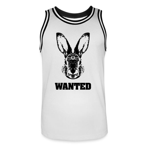 Lapin Recherché Parodie sur Maillot de basket Homme