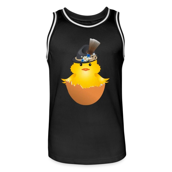 Adorable Poussin Bavarois en Costume Traditionnel sur Maillot de basket Homme