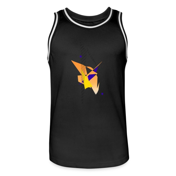 Formes Abstraites Dynamiques sur Maillot de basket Homme