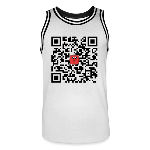 QR Code Mignon sur Maillot de basket Homme