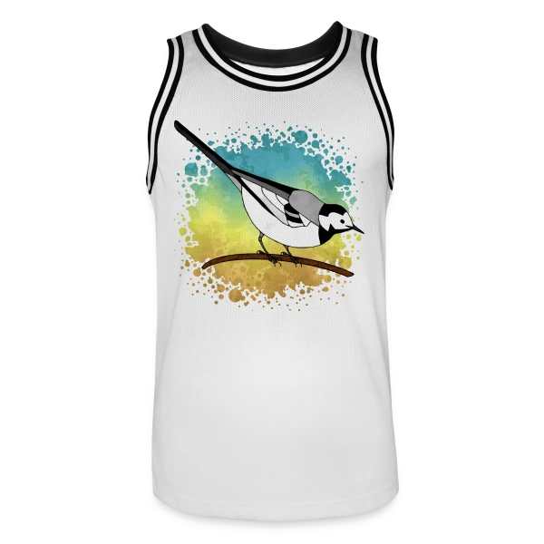 Bergeronnette Aquarelle sur Maillot de basket Homme
