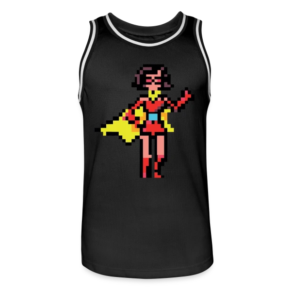 Super-Héroïne Rétro Mag sur Maillot de basket Homme