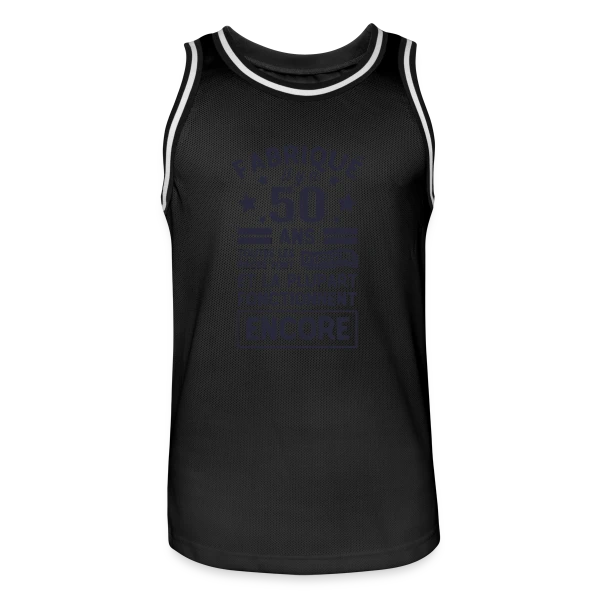 50 Ans Pièces d'Origine sur Maillot de basket Homme