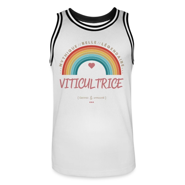 Meilleure Viticultrice du Monde sur Maillot de basket Homme