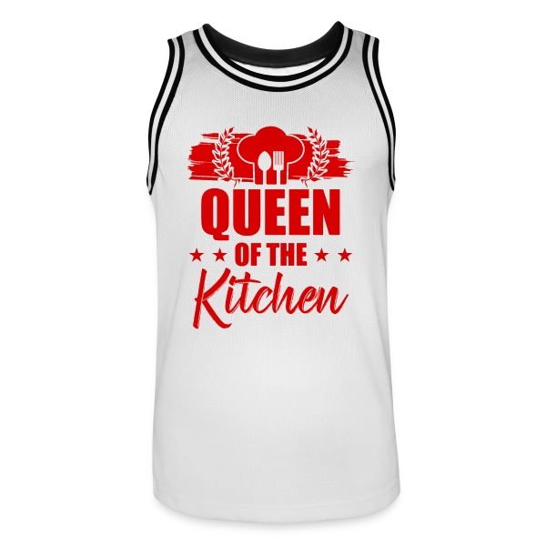 Reine de la Cuisine : Le Trône Culinaire ! sur Maillot de basket Homme