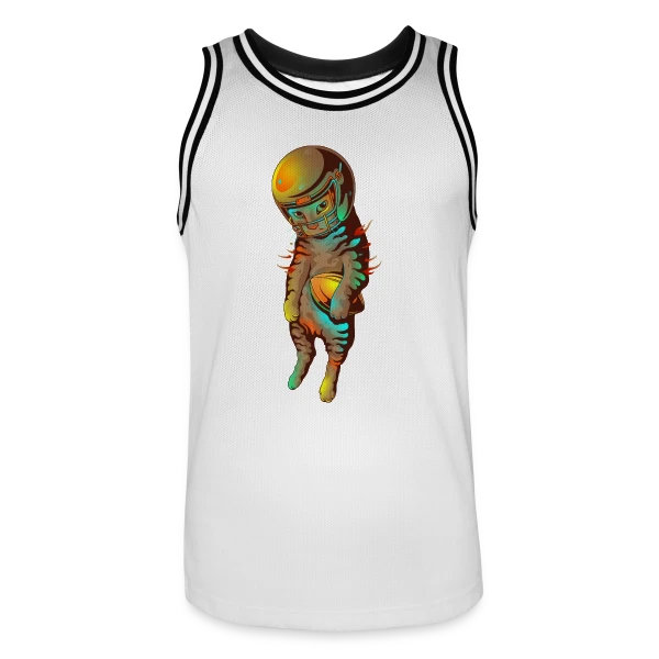 Félin Touchdown sur Maillot de basket Homme
