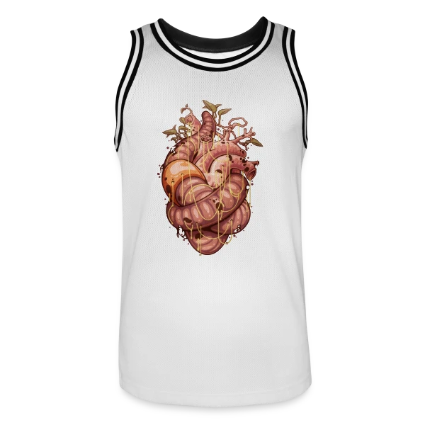 Cœur Intemporel sur Maillot de basket Homme