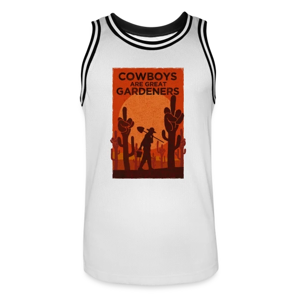 Jardinier du Far West sur Maillot de basket Homme
