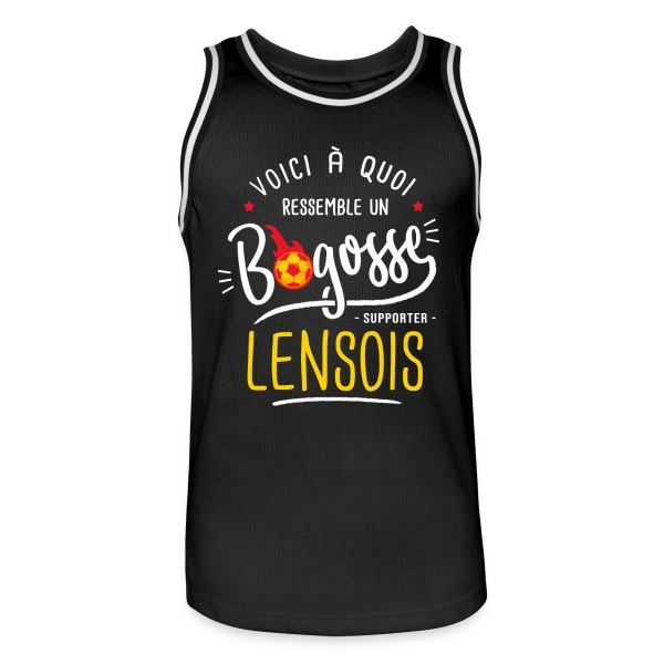 Supporter Lensois Bogosse : Fier de Lens sur Maillot de basket Homme
