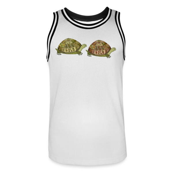 Tortue Élégante sur Maillot de basket Homme