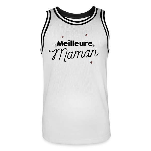 Meilleure Maman : Le Cadeau Parfait pour Elle sur Maillot de basket Homme