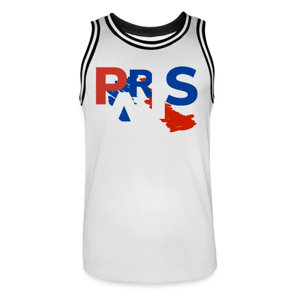 Paris Tricolore Moderne sur Maillot de basket Homme