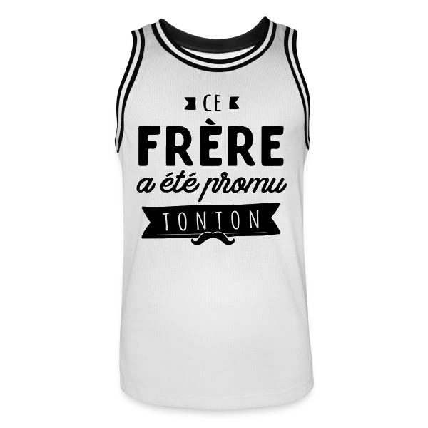 Cadeau Naissance : Le Nouveau Grand Frère sur Maillot de basket Homme